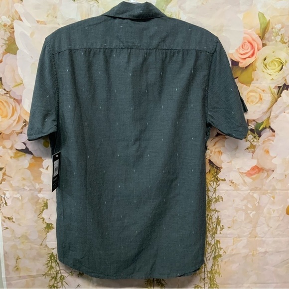 RVCA That'll Do Dobby Mens Black & Gray Shirt Size Small - Picture 3 of 4